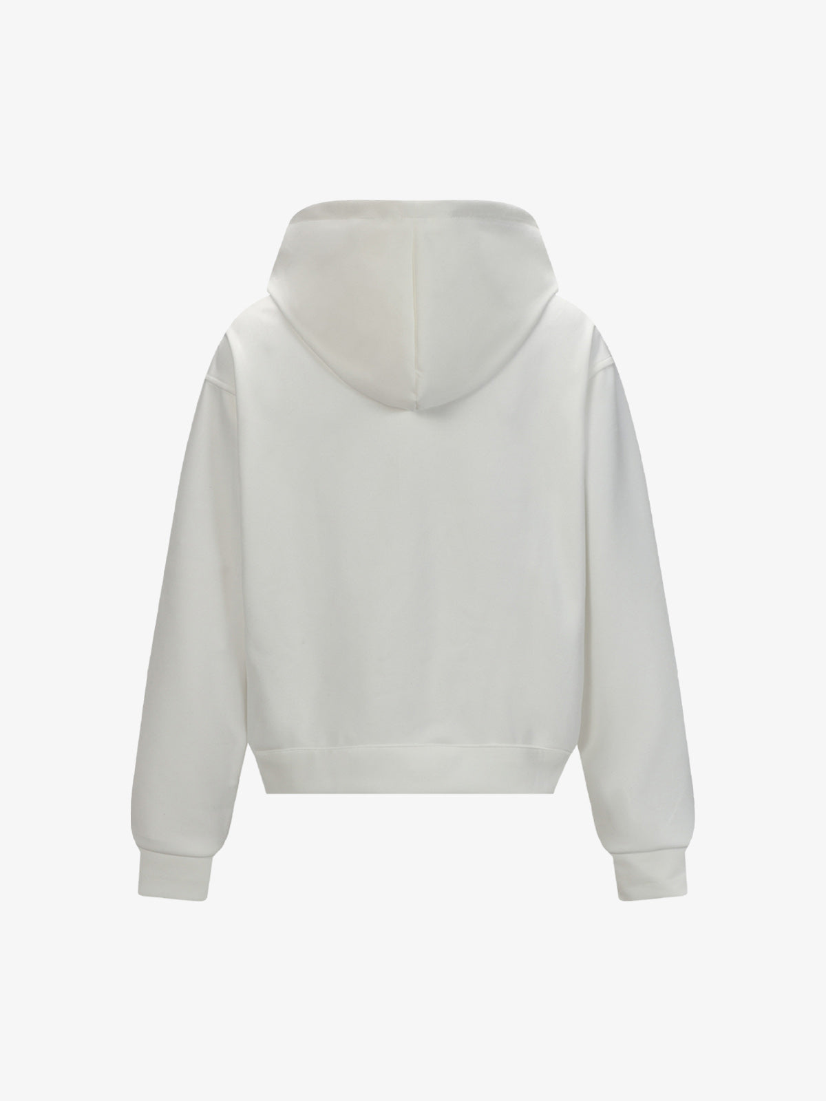 Retro Fake Two-Piece Zipper Hooded Sweatshirt