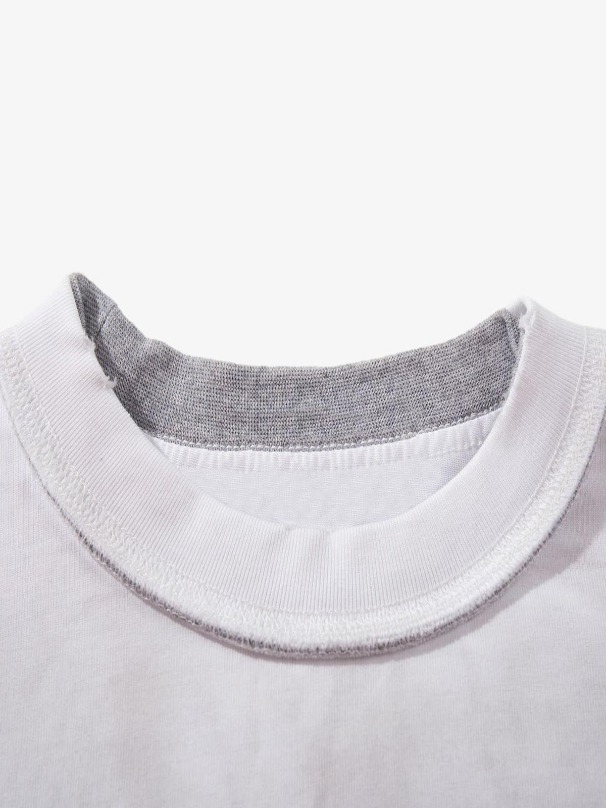 Street Dirty Dyed Washed Long-Sleeved T-Shirt