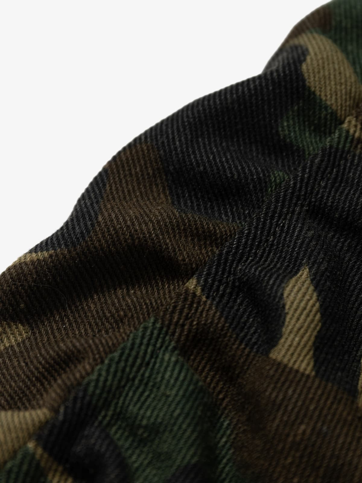 Vintage Camouflage Fur Collar Quilted Hooded Bomber Jacket