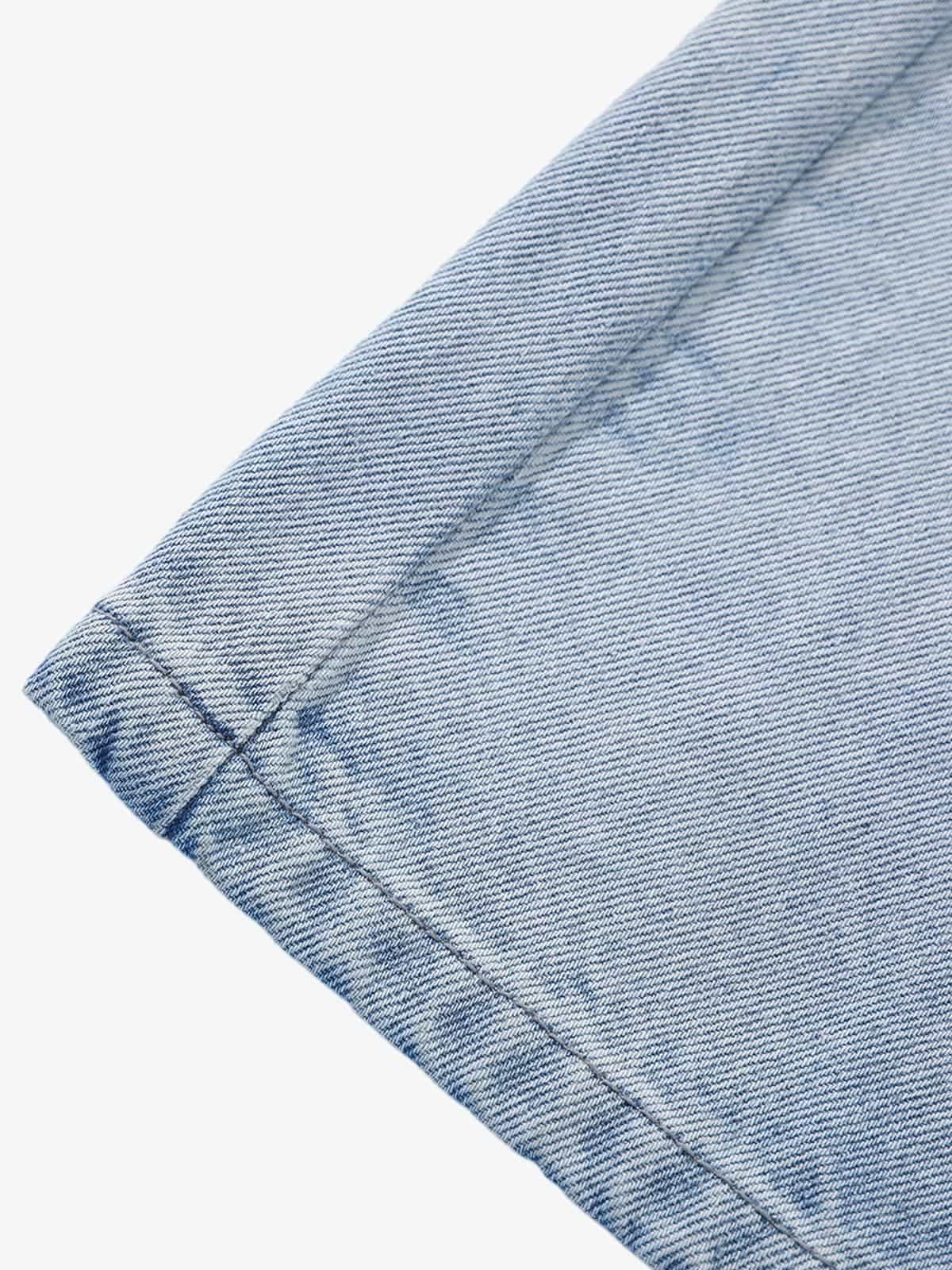 Vintage Washed Patch Ripped Baggy Jeans