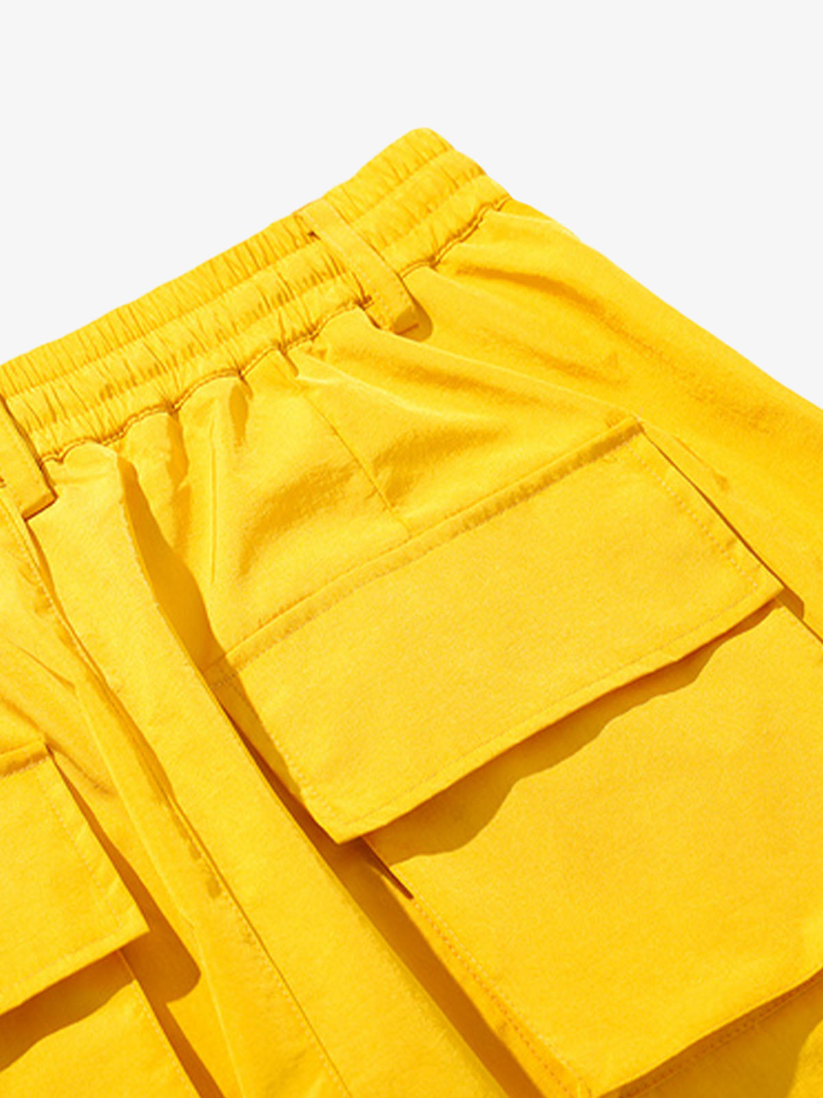 Vintage Drawstring Draped Embroidered Wide Leg Pants