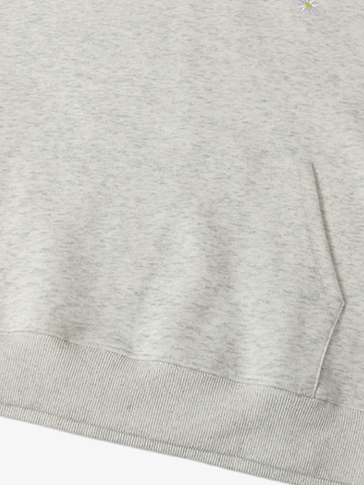 Daisy Embroidery Floral Pattern Heavyweight Hoodie