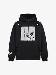 Vintage Embroidered Graphic Pattern Hoodie