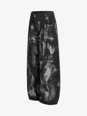 Street Heavy Deconstructed Painted Jeans