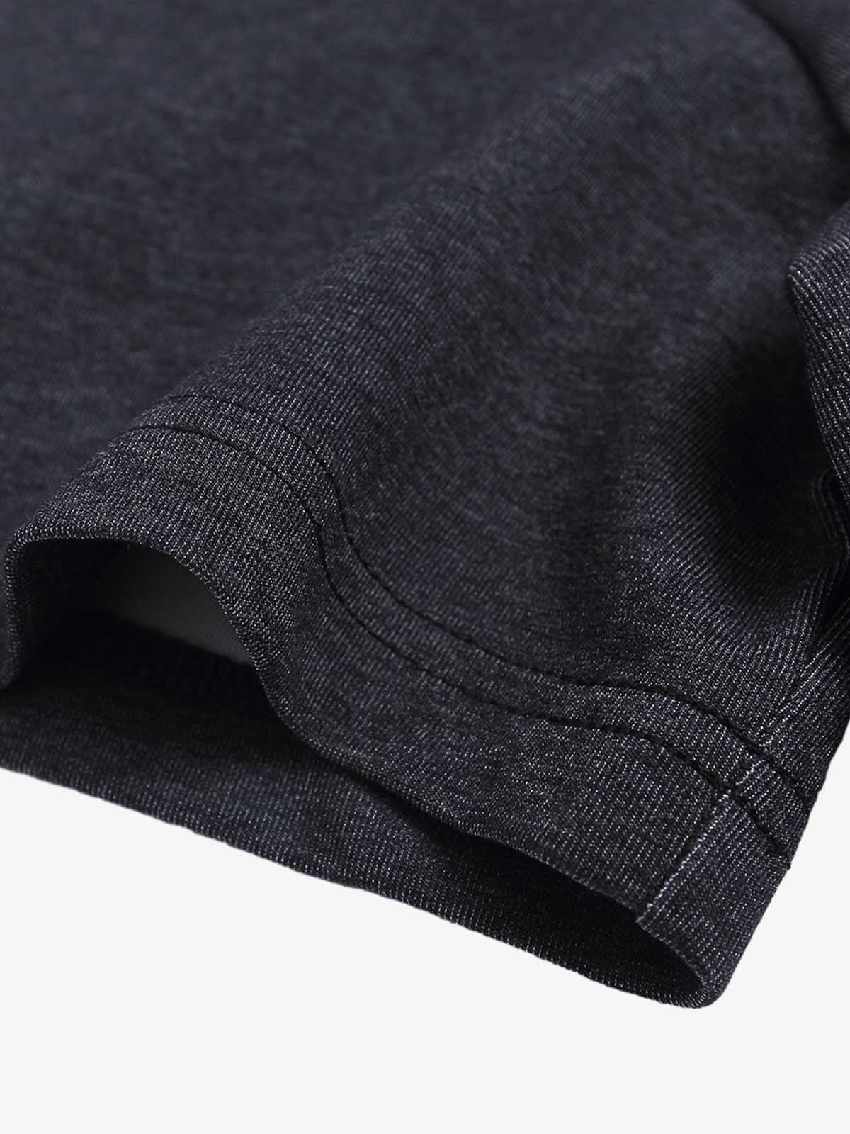 Retro Deconstructed Patchwork Striped Lapel T-Shirt