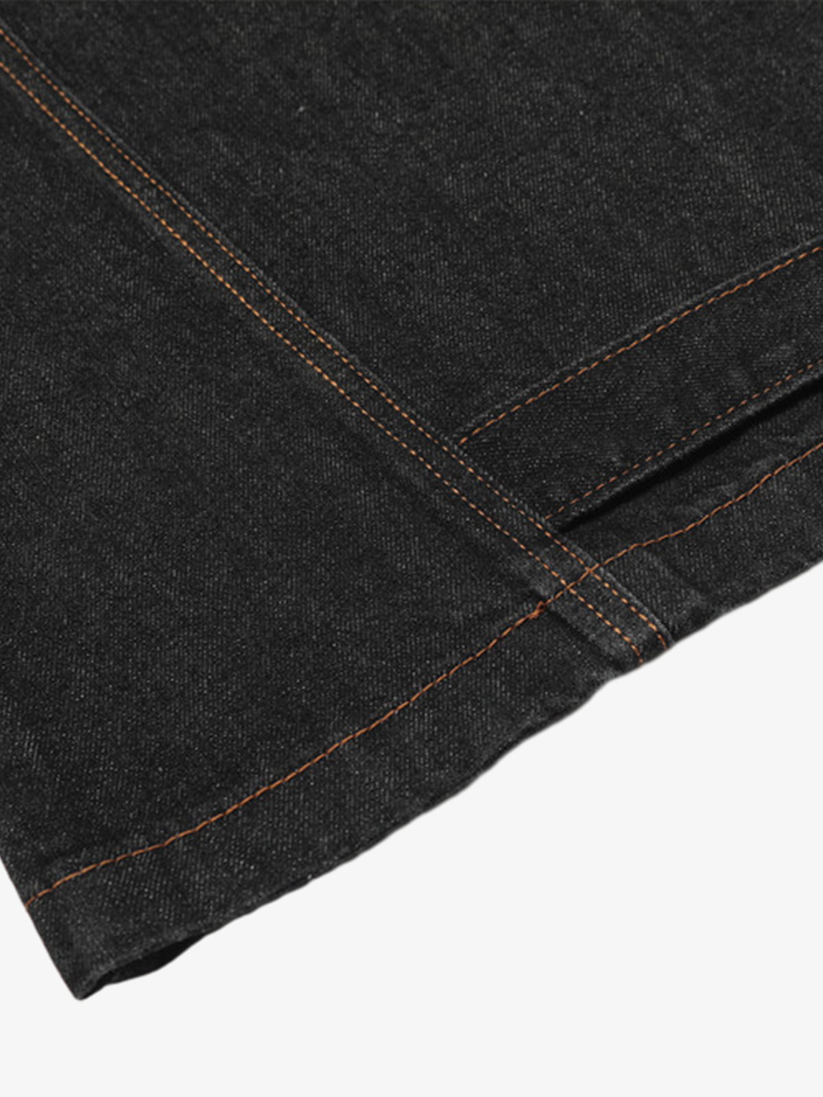 Vintage Denim Stitching Deconstructed Work Barrel Jeans