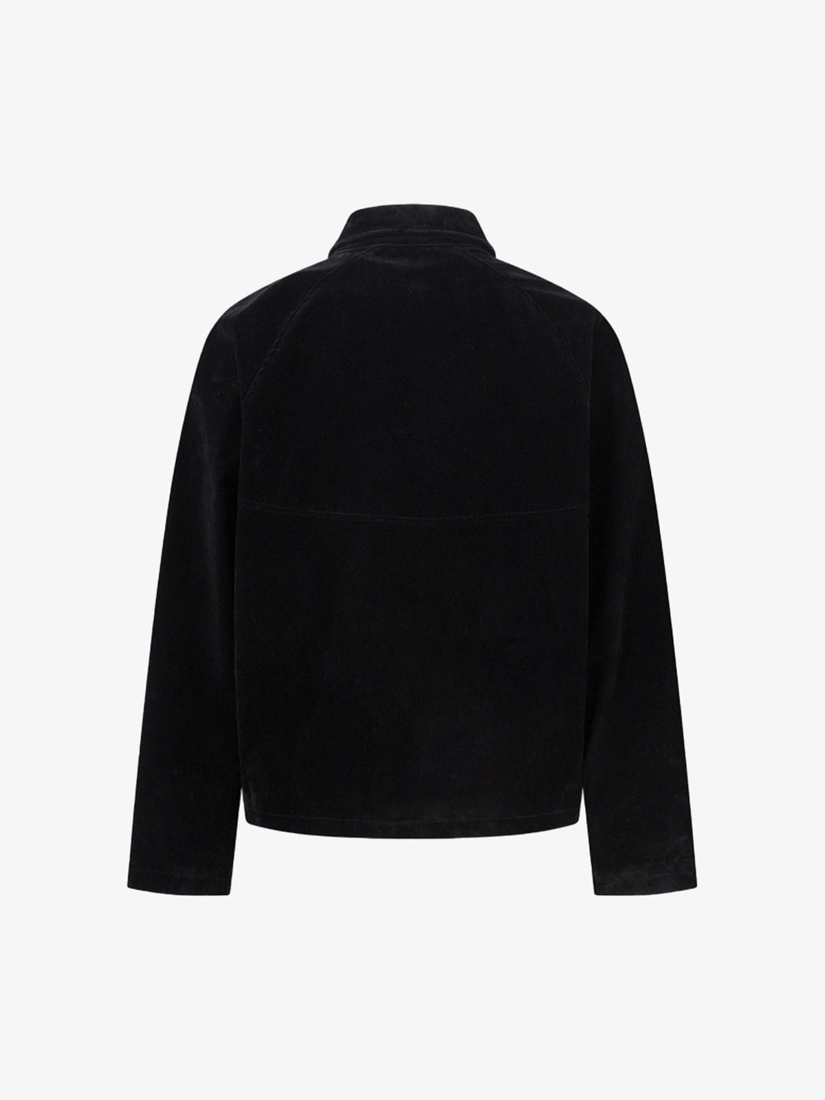 Suede Lapel Deconstructed Patchwork Jacket