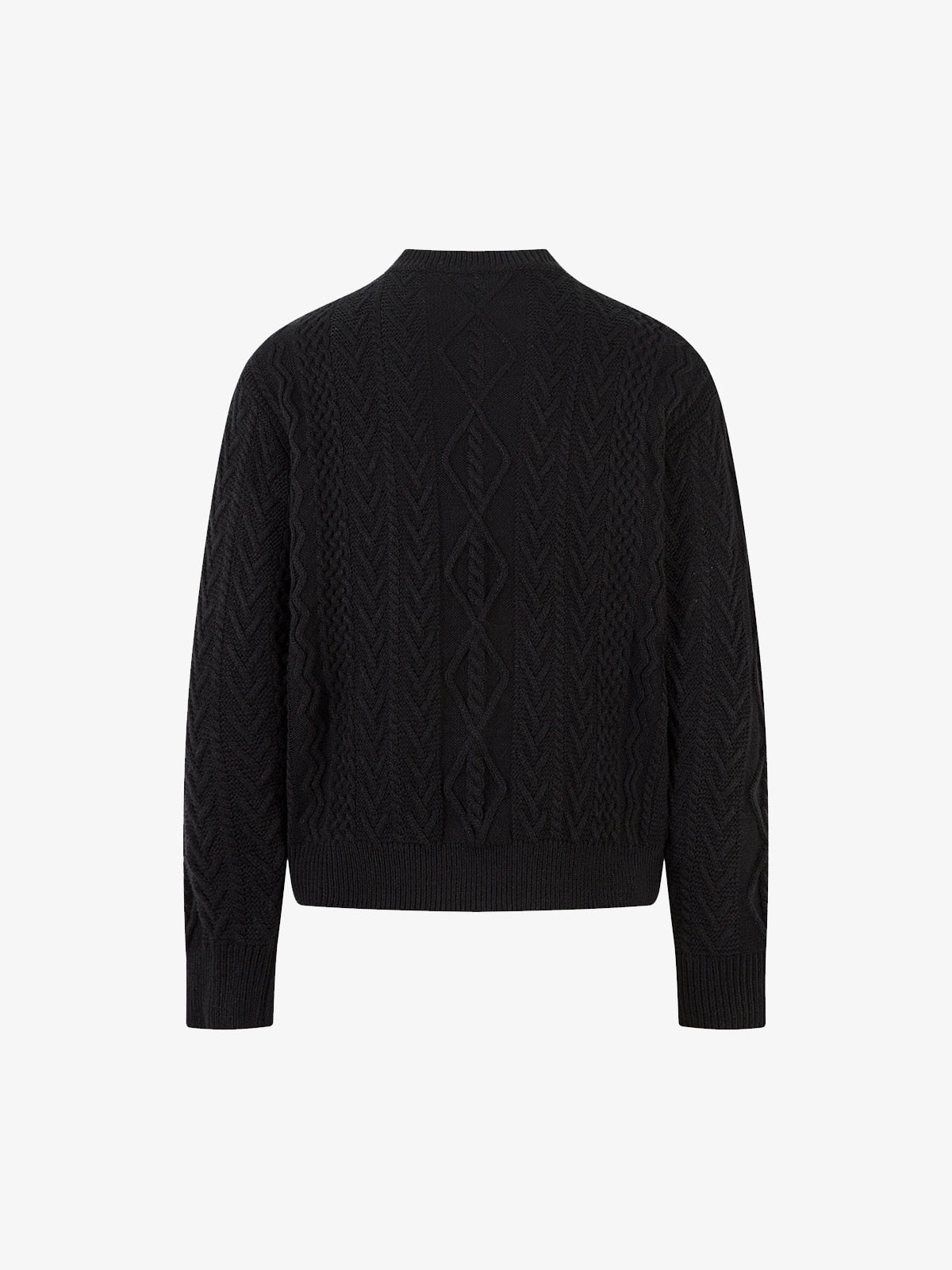Vintage Diamond Knit Half Placket Sweater
