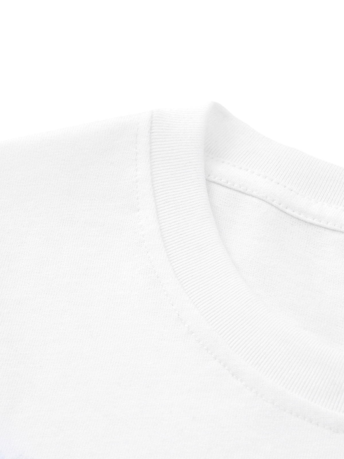 Butterfly Patch Embroidered Graphic T-Shirt