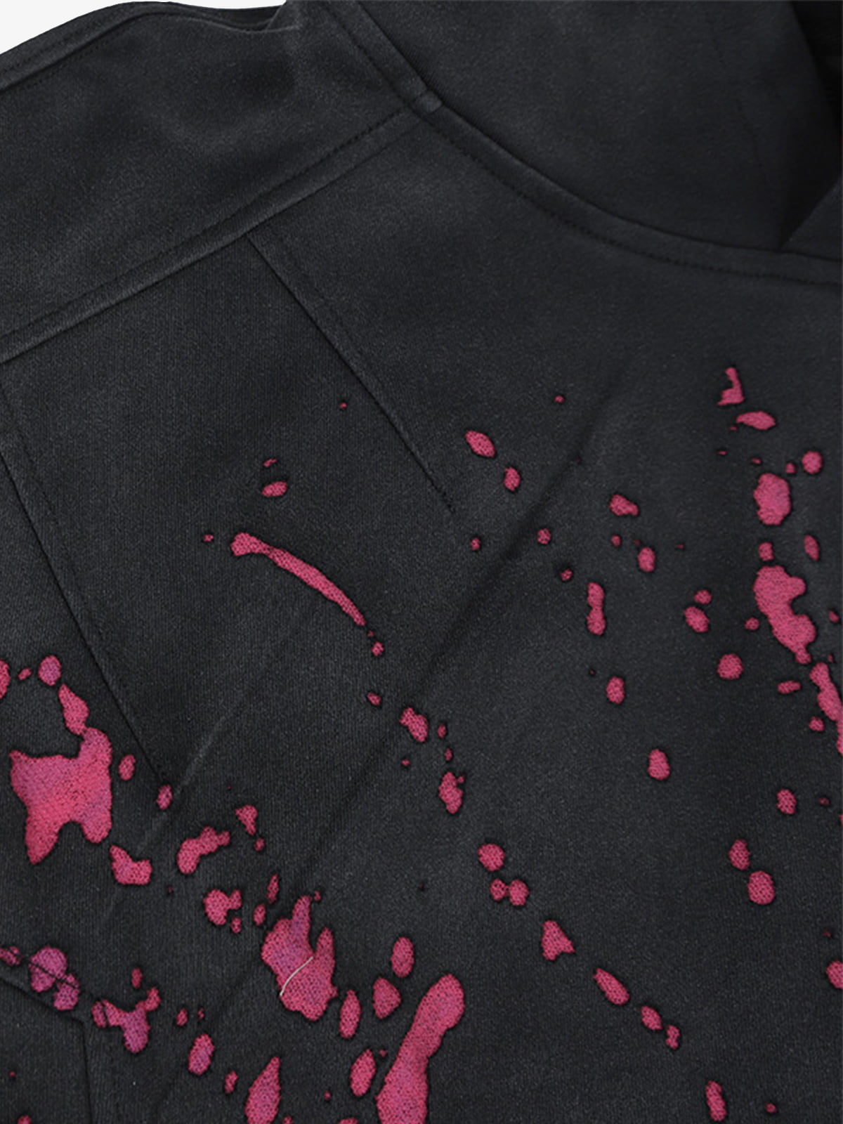 Street Dark Wasteland Distressed Washed Dirty-Dye Hoodie