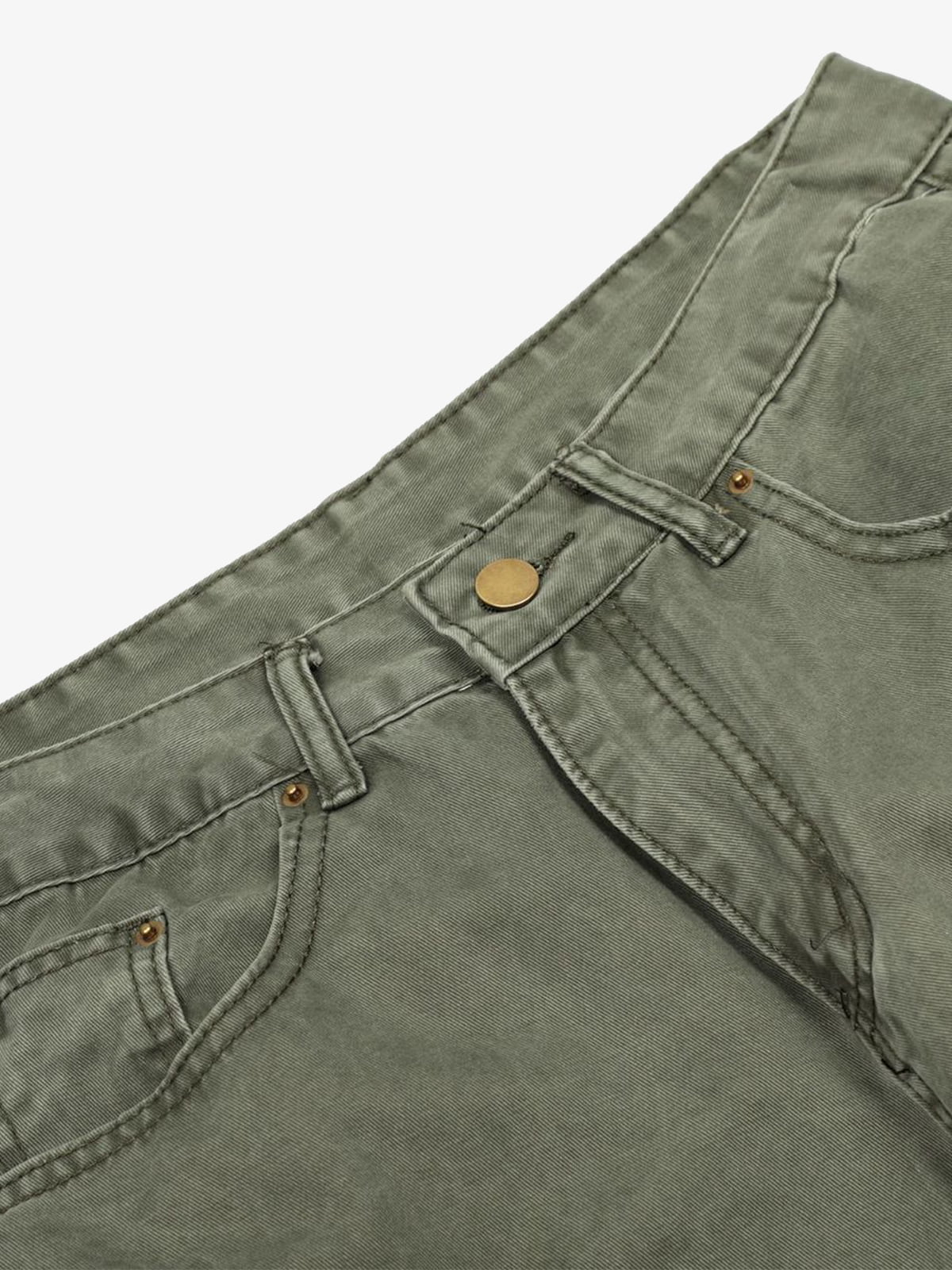 Street Functional Multi-Pocket Workwear Casual Pants