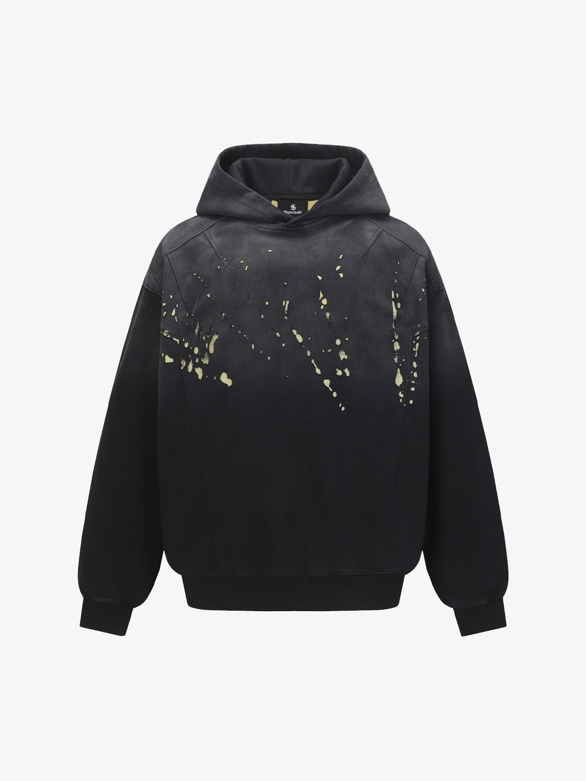 Street Dark Wasteland Distressed Washed Dirty-Dye Hoodie