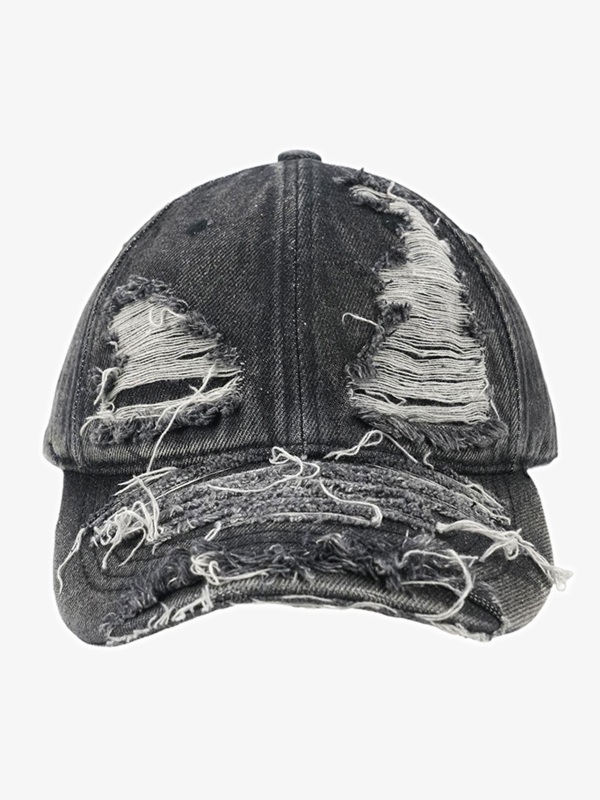 Retro Distressed Street Denim Baseball Cap