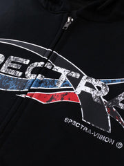 Wasteland Dirty Dyed Cardigan Hoodie