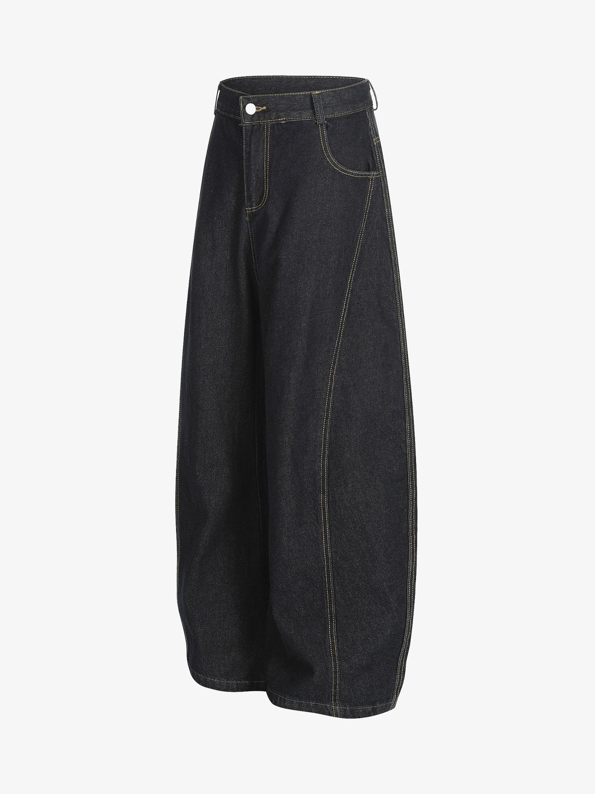 Retro Stitching Graffiti Letters Machete Jeans
