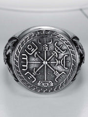 Engraved Stainless Steel Ring