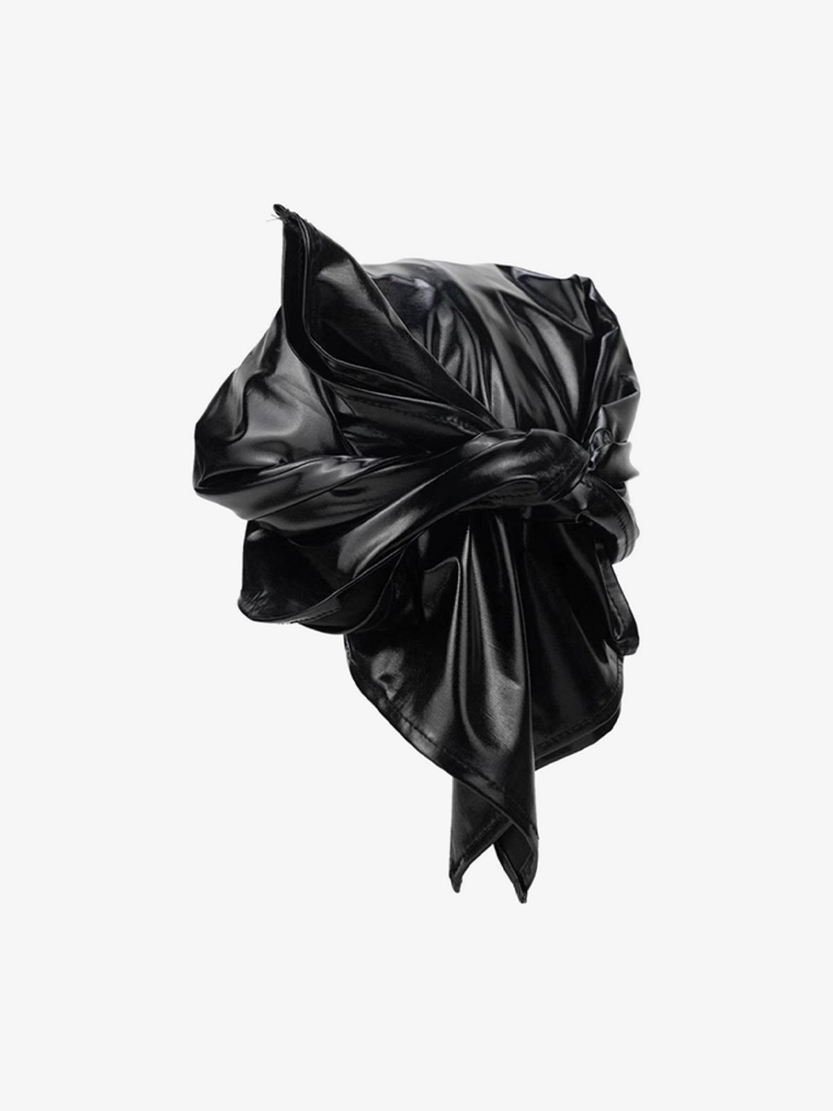 Street PU Leather Triangle Head Scarf