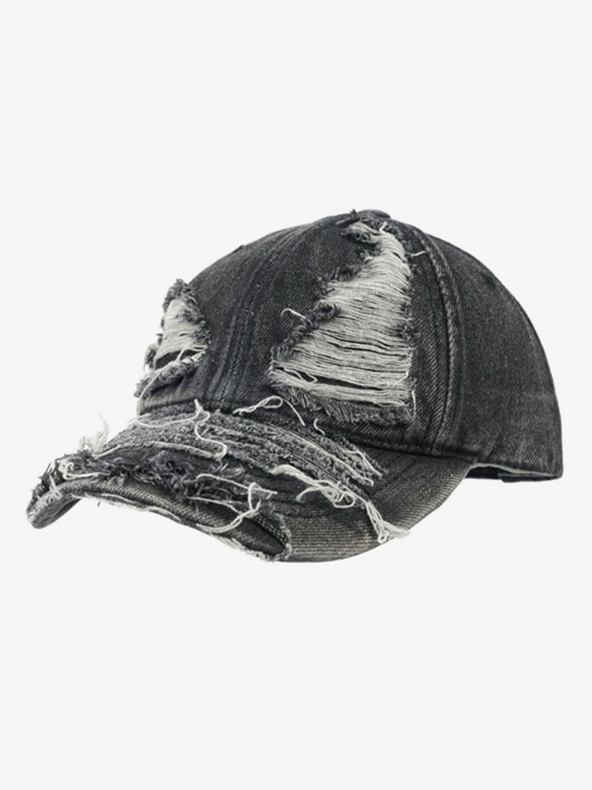 Retro Distressed Street Denim Baseball Cap