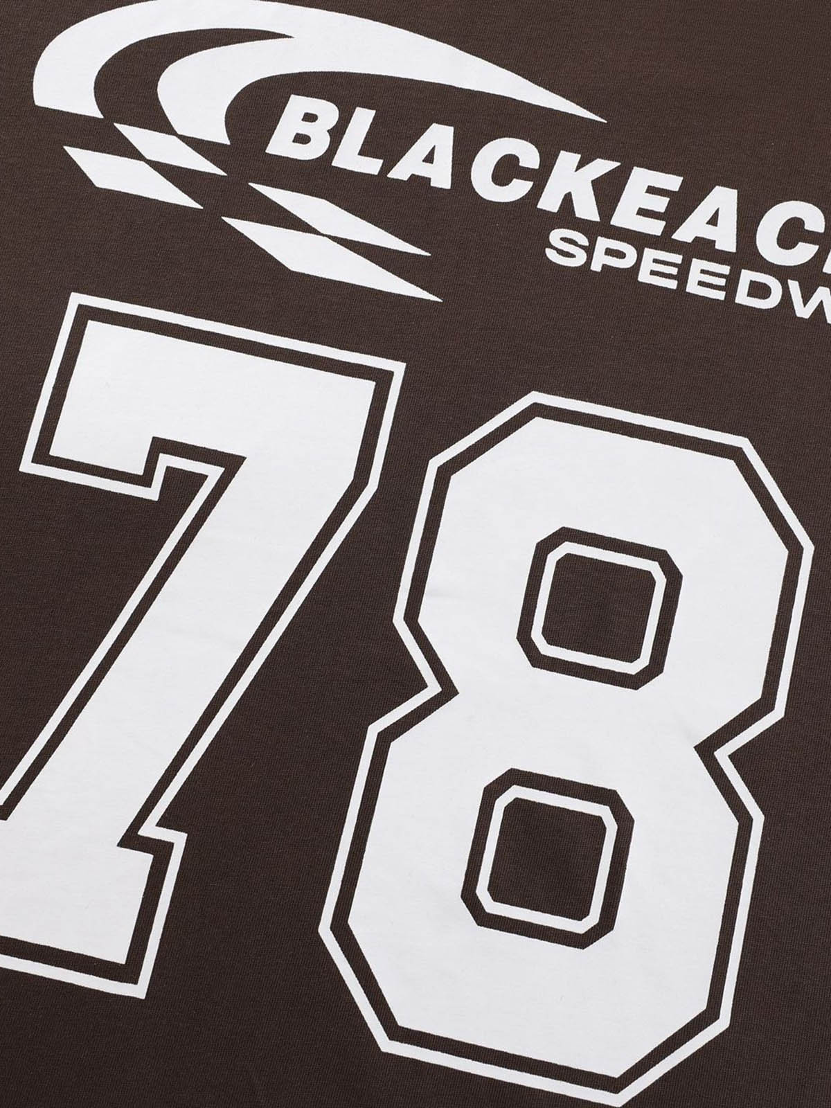 Jersey Digital Print Colorblock Long-Sleeved T-Shirt