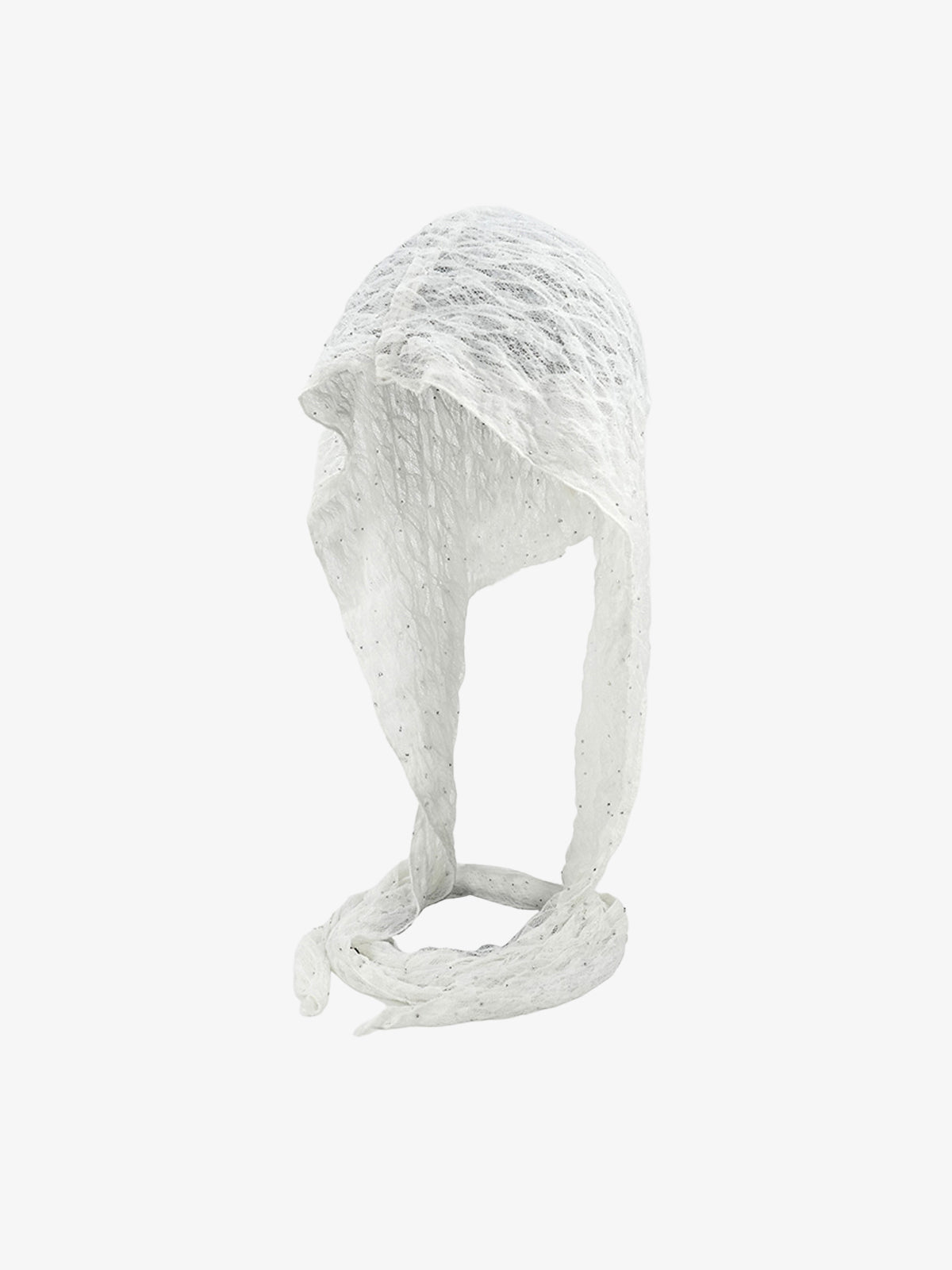Vintage Lace Hollow Crochet Long Strap Headscarf Hat