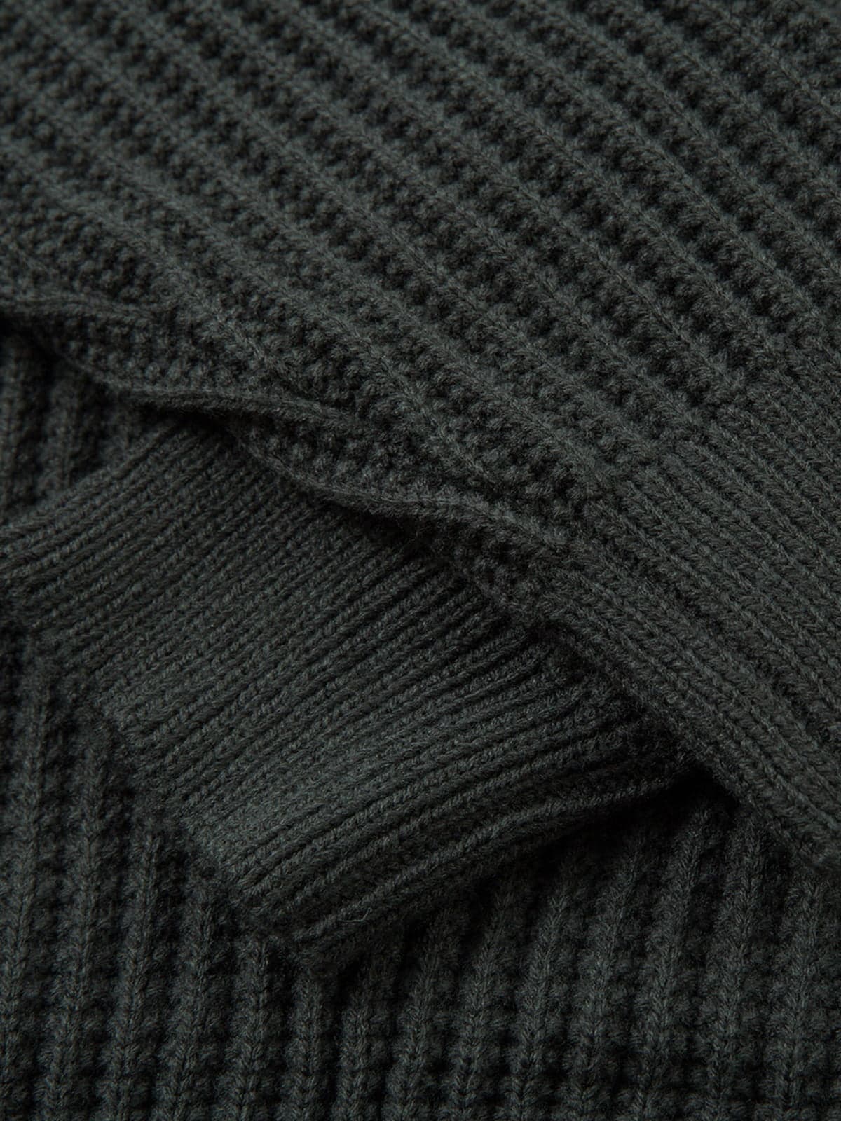 Vintage Faux Two-Piece Layered Collar Turtleneck Sweater