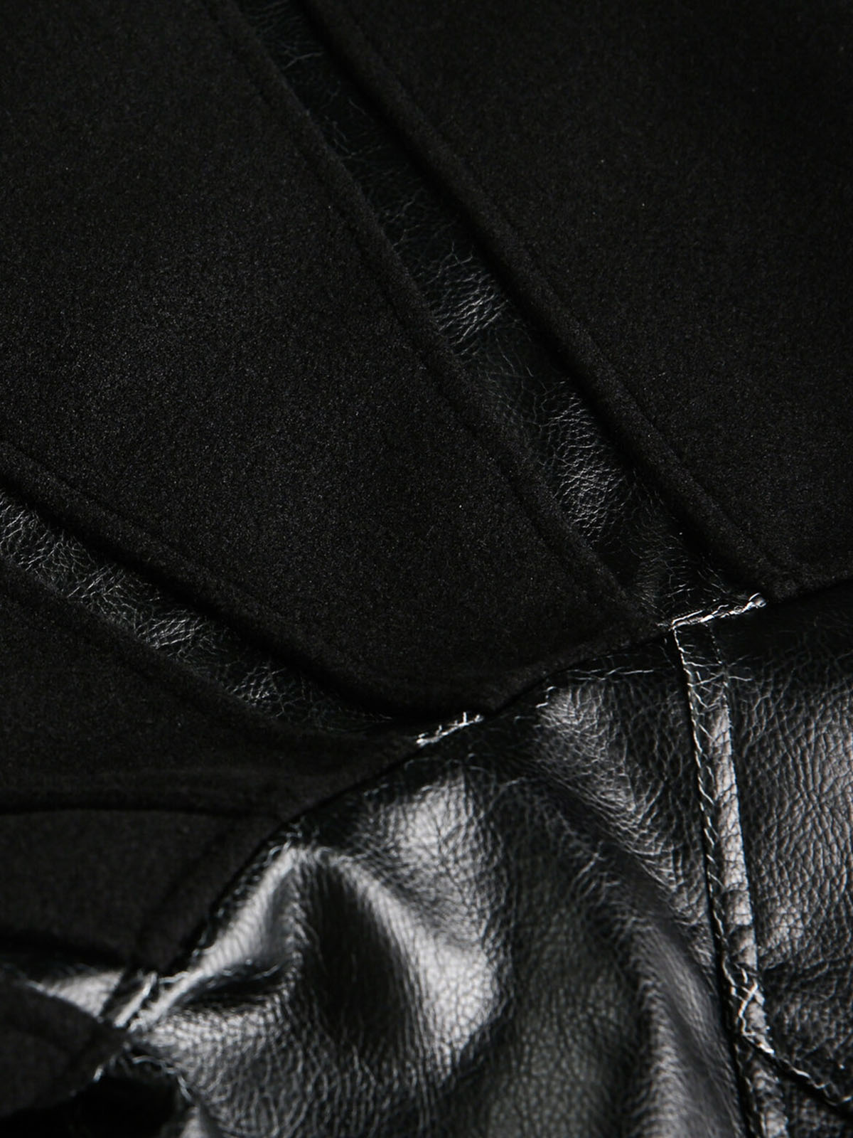 Vintage Leather Bomber Baseball Jacket