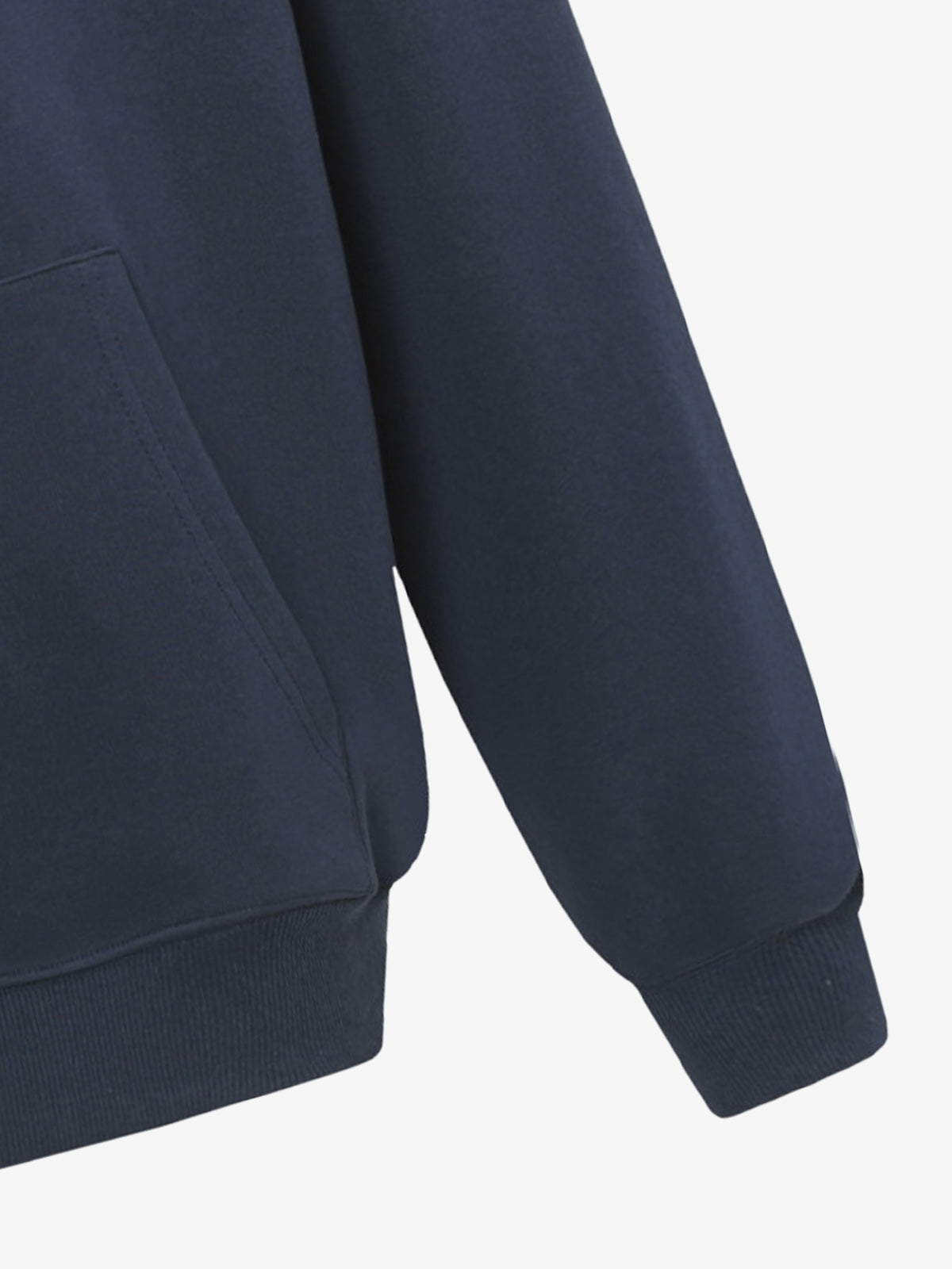 Street Letter Patch Embroidered Heather Hoodie