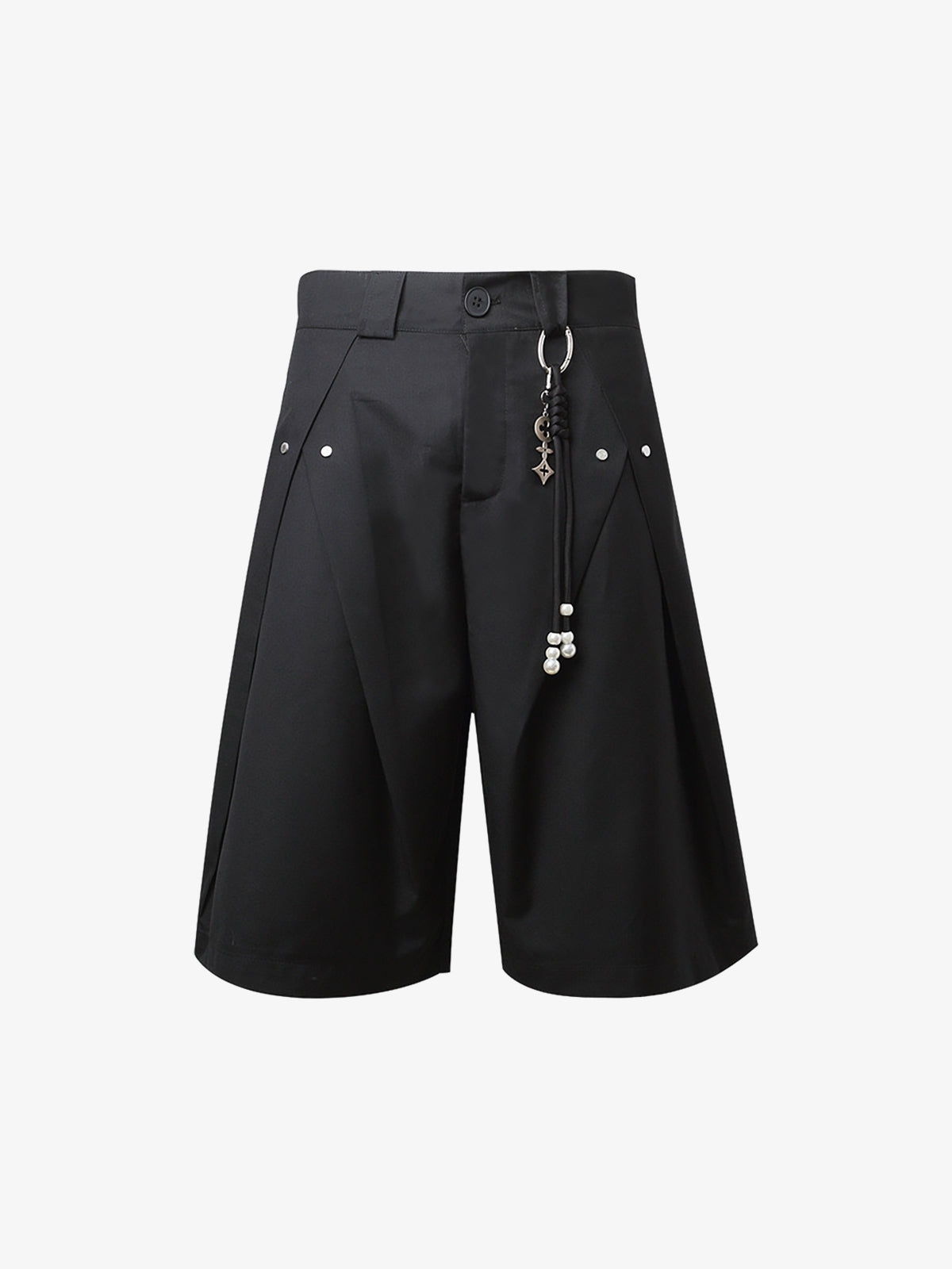 Vintage Deconstructed Pleated Shorts