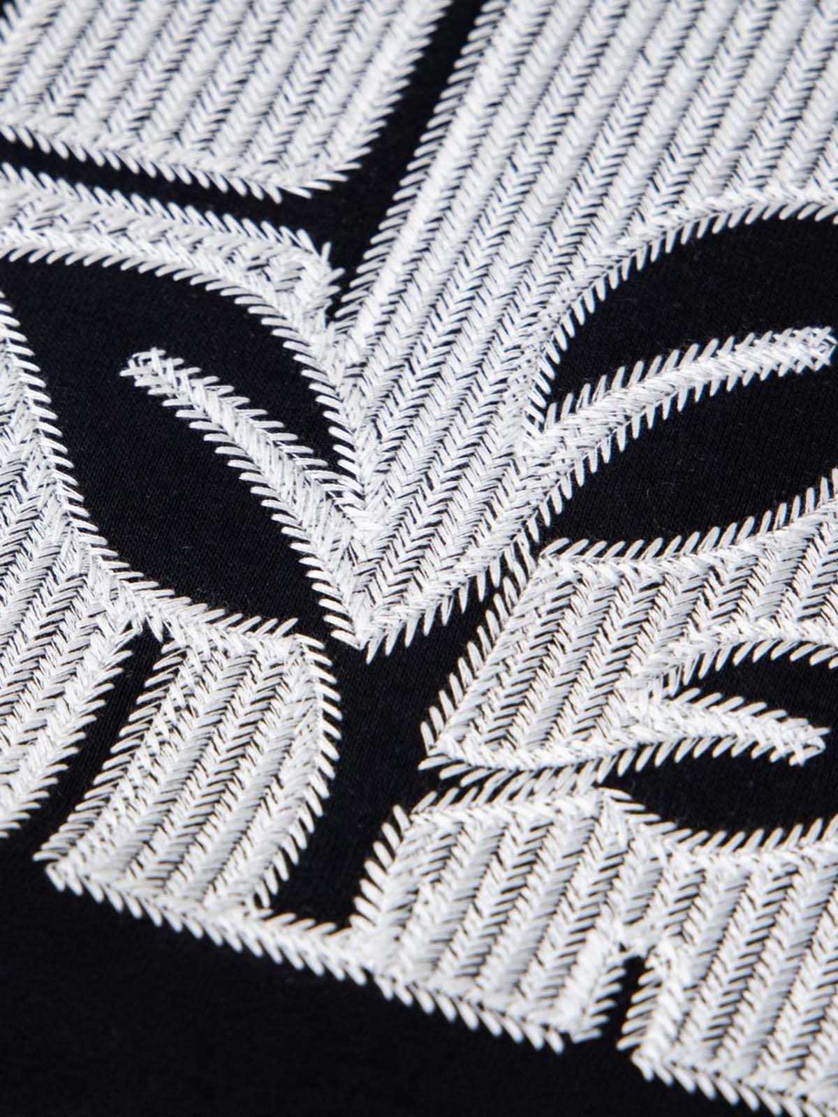 Vintage Embroidered Graphic Pattern Hoodie