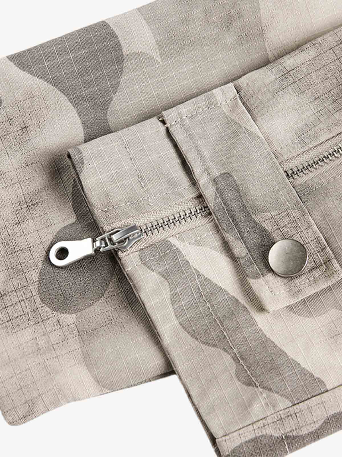 Street Retro Camouflage Military Jacket