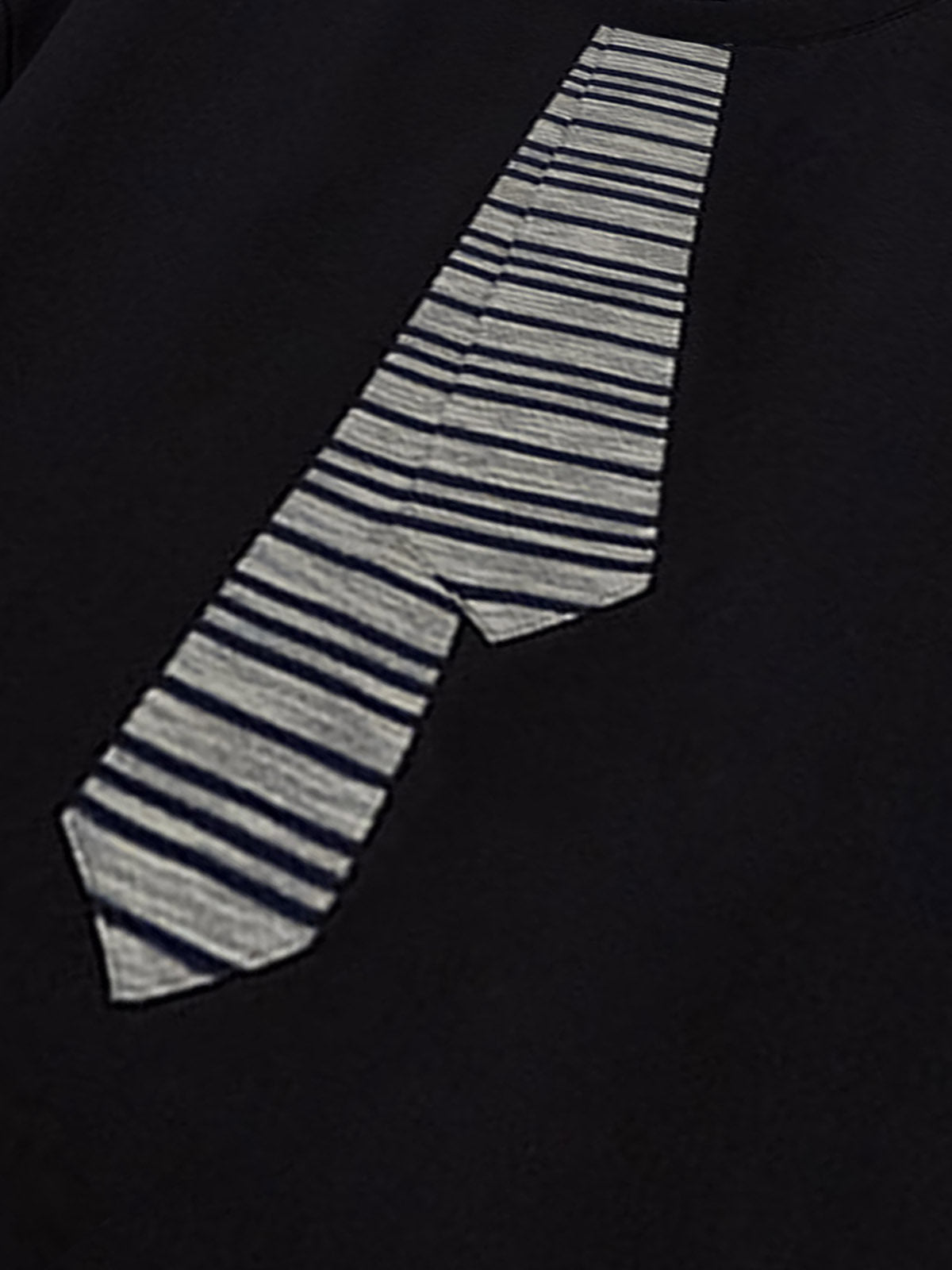 High Street Tie Embroidered Design T-Shirt