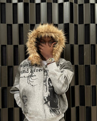 Mortemartt Graphic Hooded Jacket