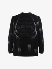 Street Hip-Hop Dark Graffiti Long-Sleeved T-Shirt