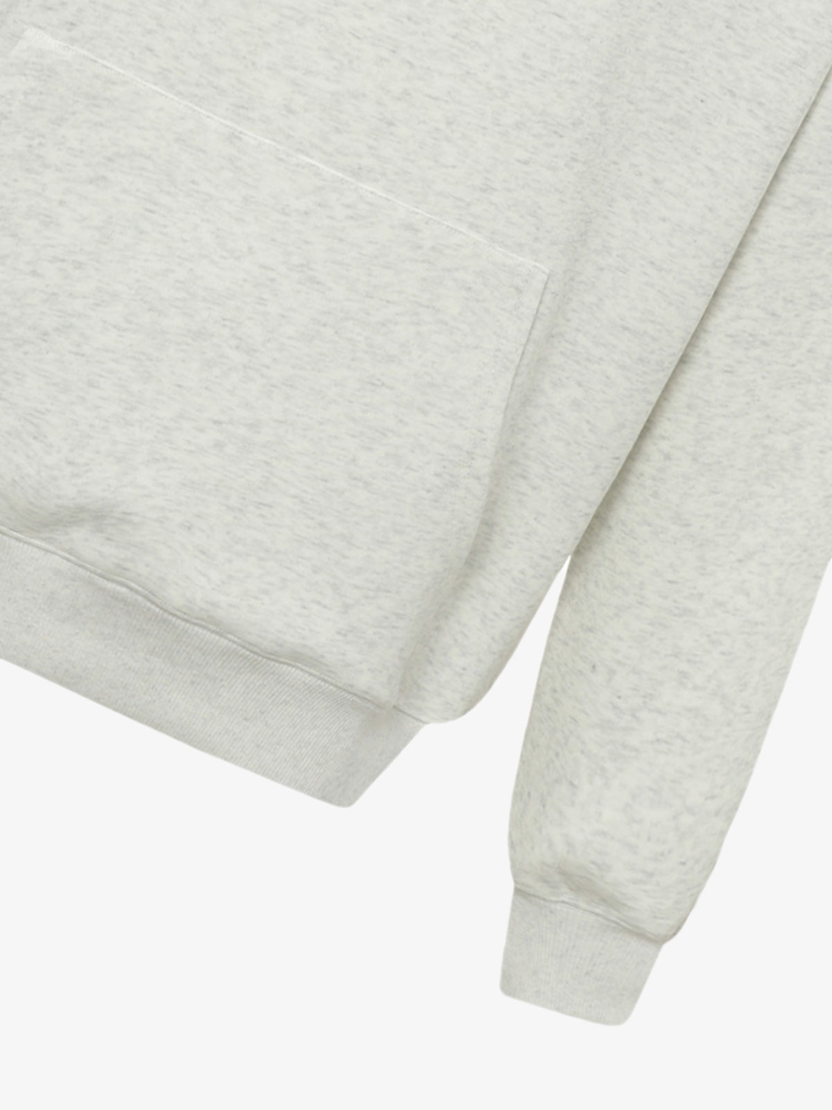 Street Letter Patch Embroidered Heather Hoodie