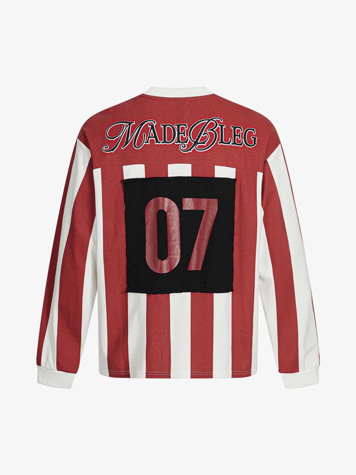 Retro Street Contrast Vertical Striped Long-Sleeved T-Shirt