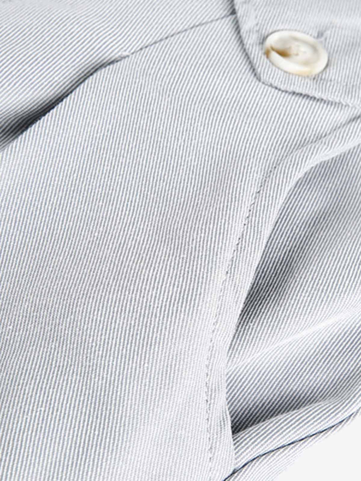 Pleated Button-Down Scimitar Jeans