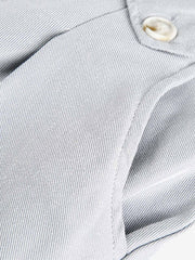 Pleated Button-Down Scimitar Jeans