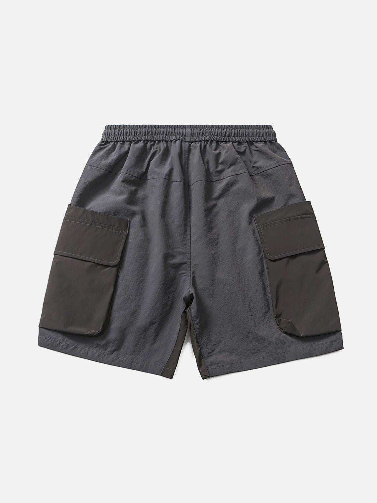 3D Pocket Drawstring Shorts