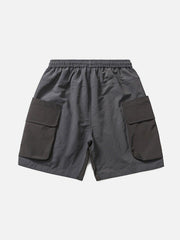 3D Pocket Drawstring Shorts