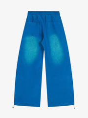 Retro Belted Paratrooper Wide-Leg Pants