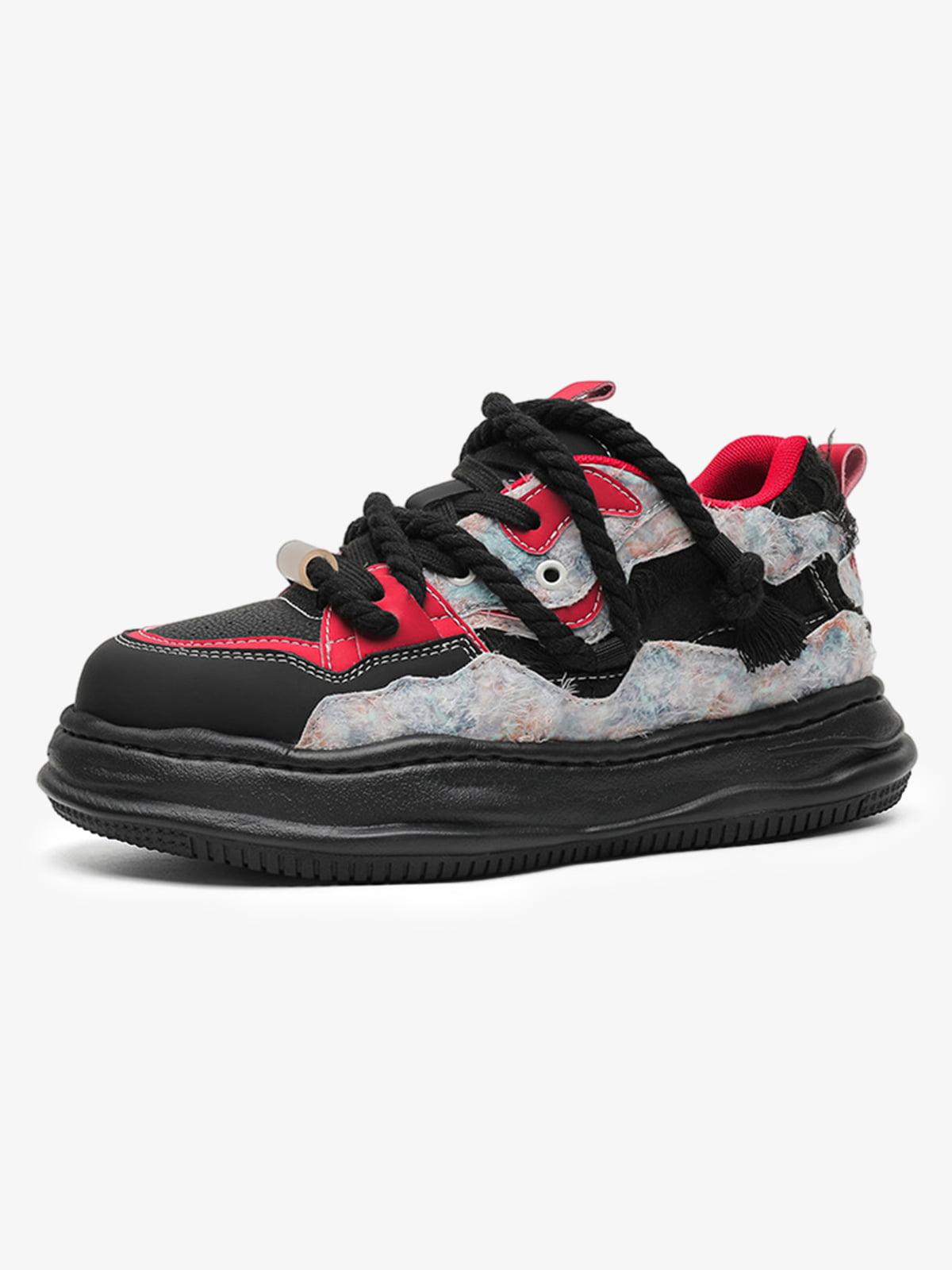 Street Deconstructed Color Splash Sneakers
