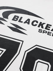 Jersey Digital Print Colorblock Long-Sleeved T-Shirt