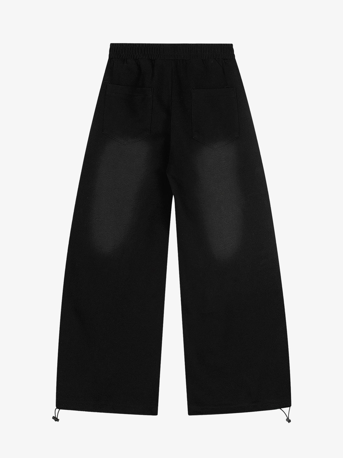 Retro Belted Paratrooper Wide-Leg Pants