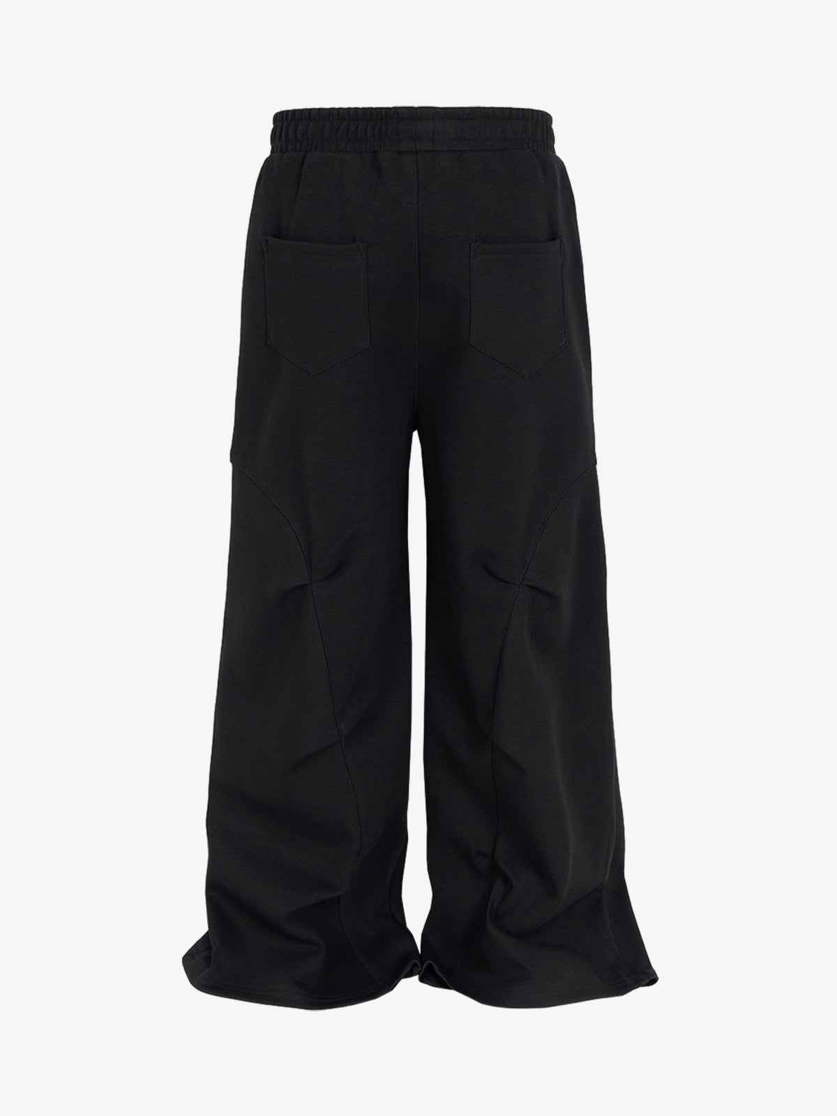 Pleated Crease Wide-Leg Mopping Casual Pants