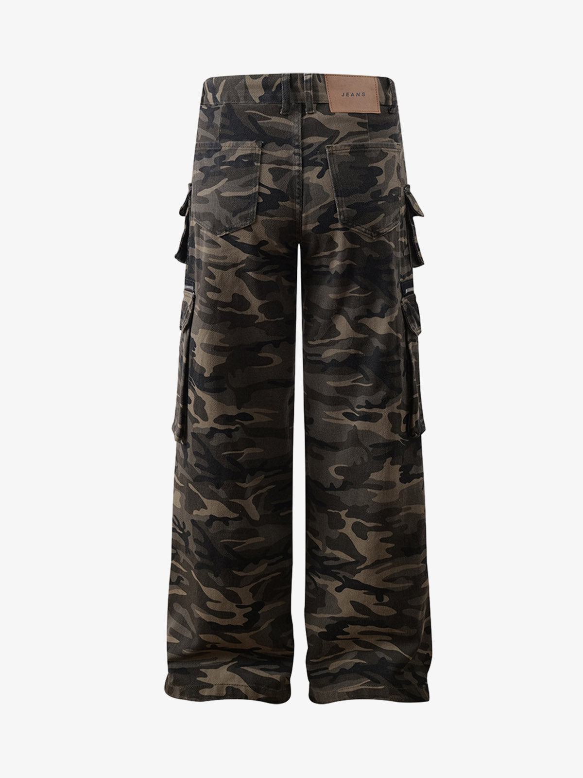 Functional Camouflage Multi-Pocket Work Pants