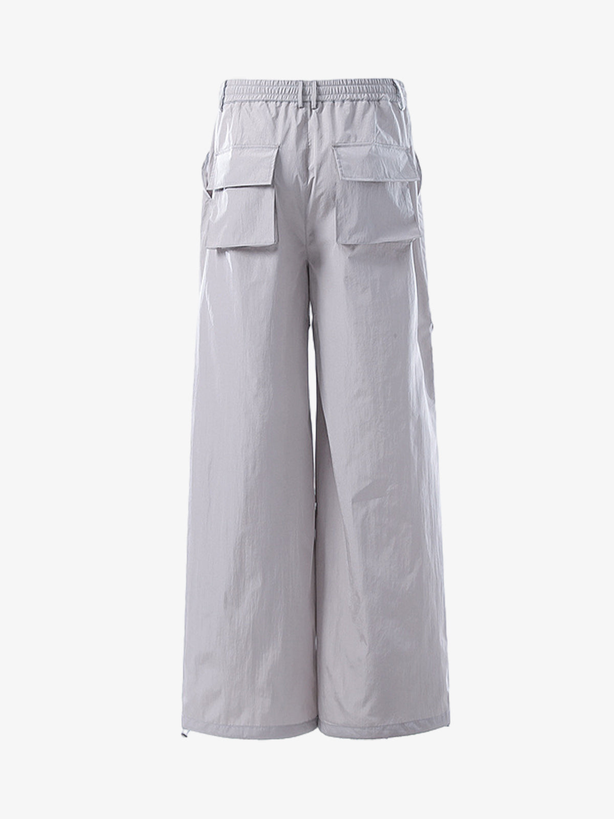 Vintage Drawstring Draped Embroidered Wide Leg Pants