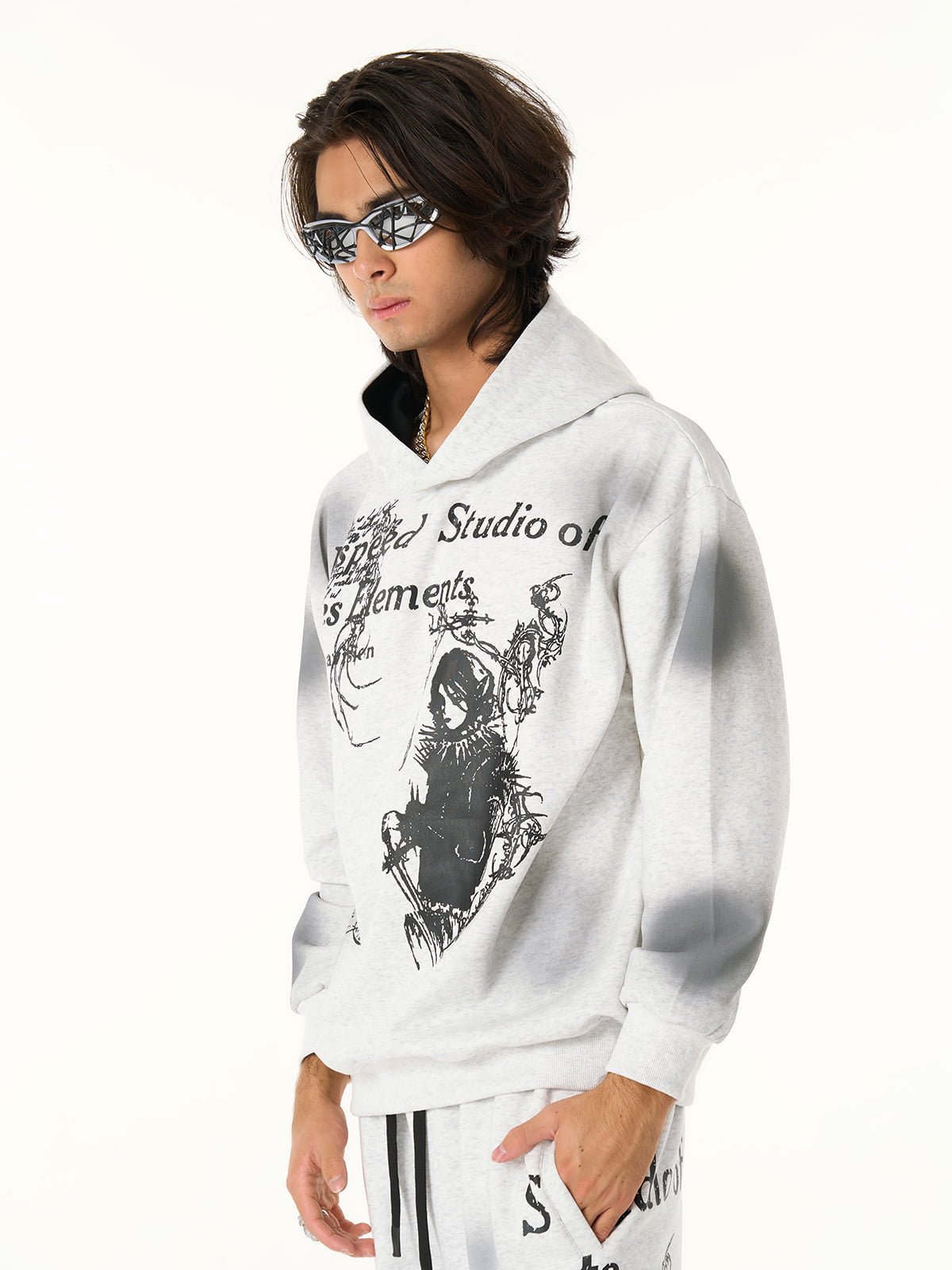 Mortemartt Graphic Hooded Jacket