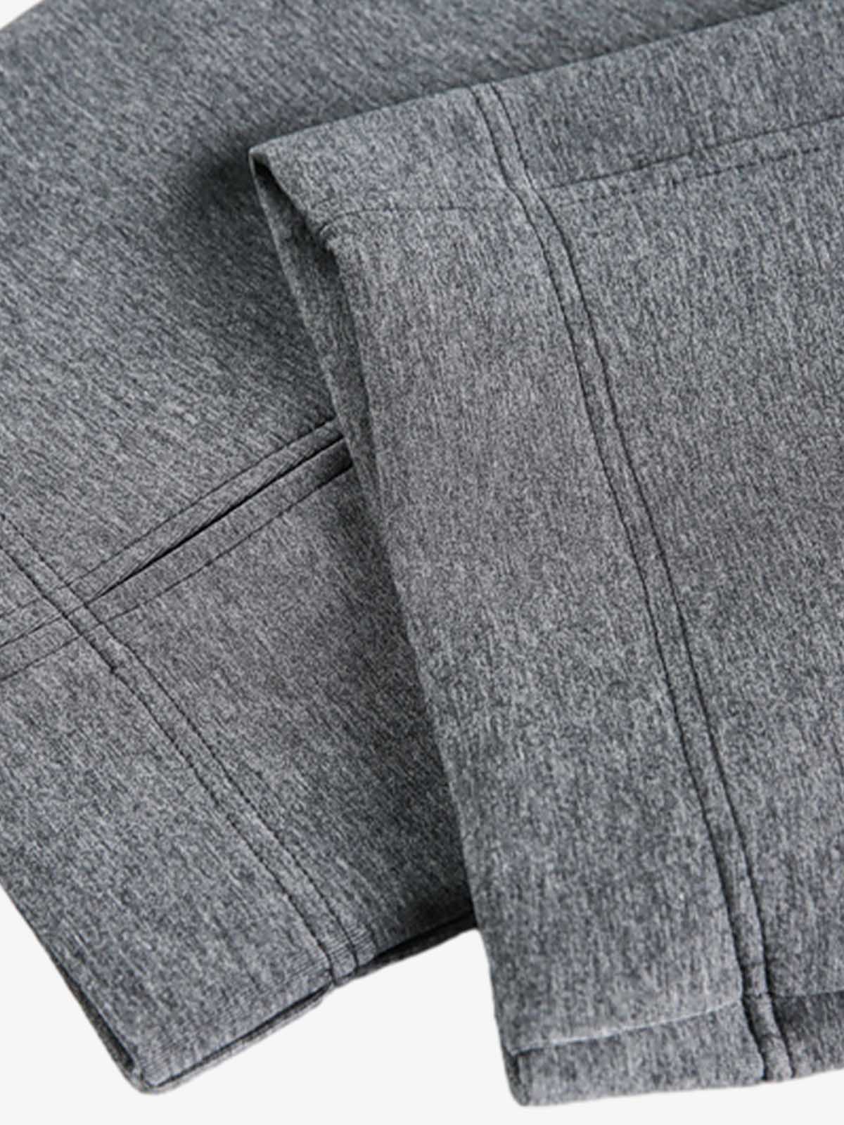 Deconstructed Split Drawstring Casual Sweatpants