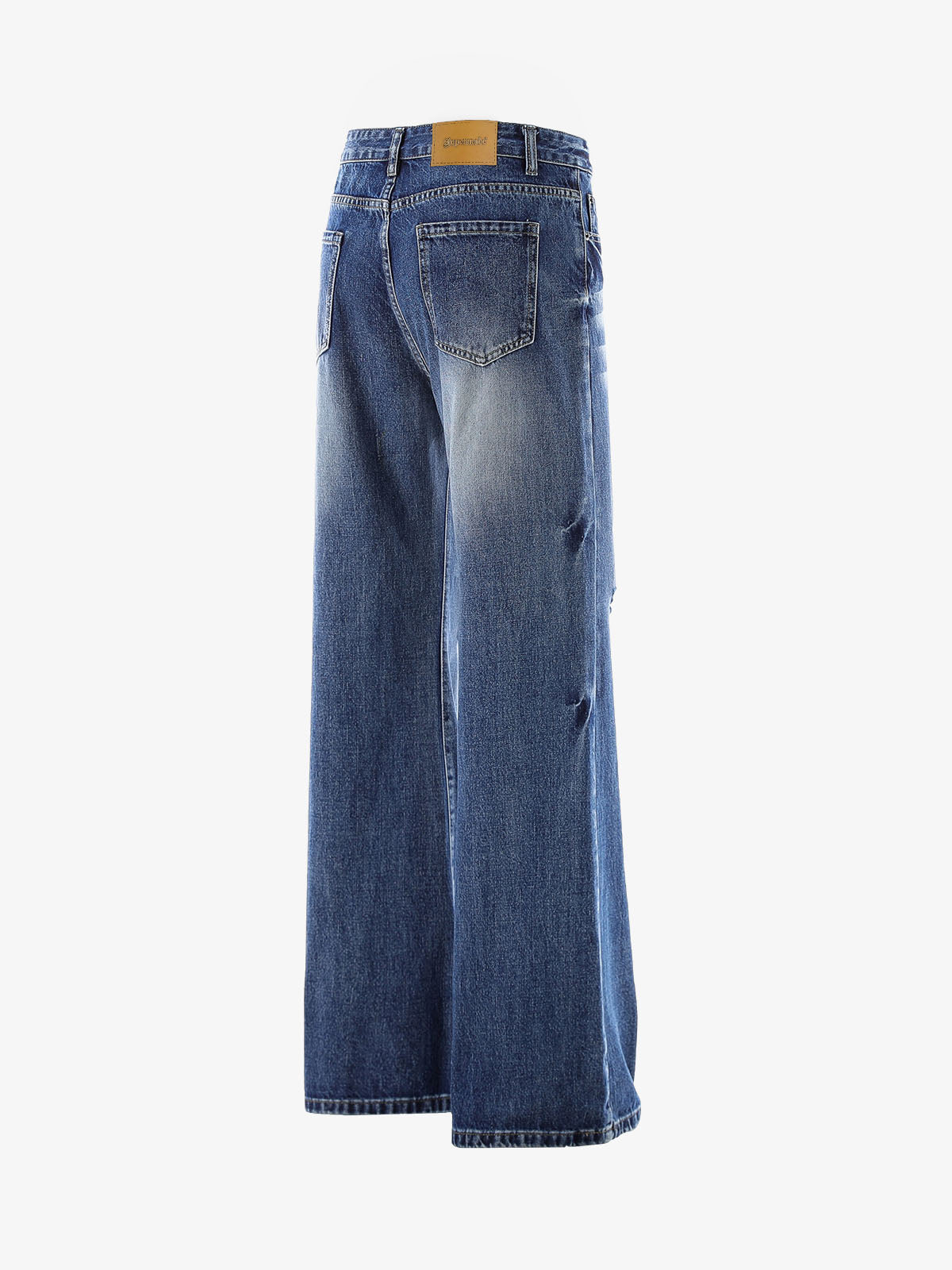 Denim Ripped Washed Distressed Jeans