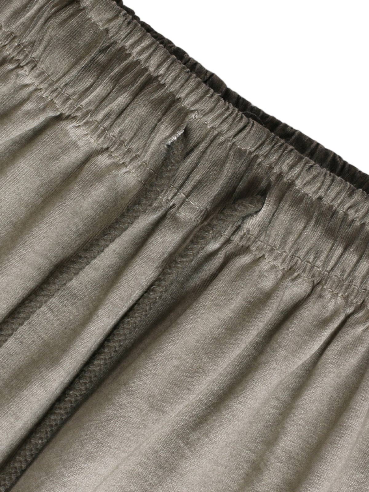 Distressed Washed Drawstring Shorts